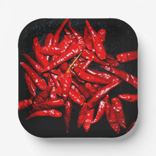 Hot Pepper - stilstaand leven Papieren Bordje