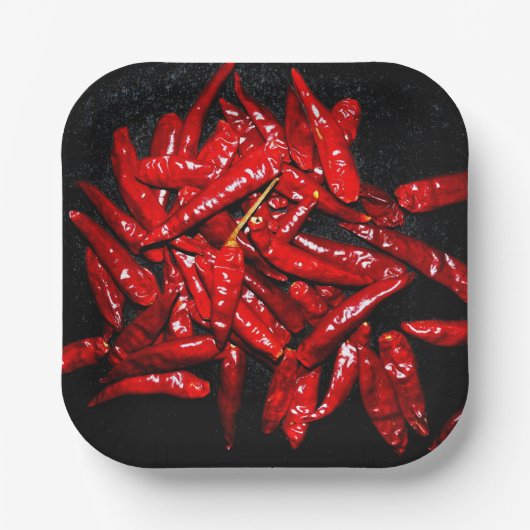 Hot Pepper - stilstaand leven Papieren Bordje (Voorkant)