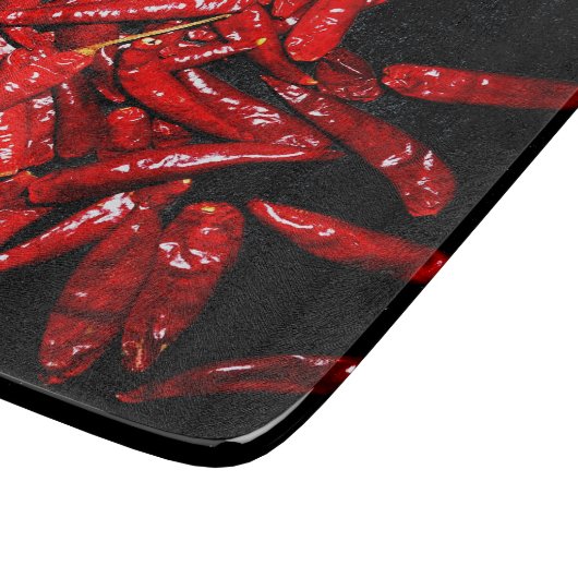 Hot Pepper - stilstaand leven Snijplank (Hoek)