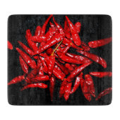 Hot Pepper - stilstaand leven Snijplank (Voorkant)