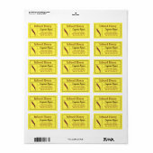 Hot Pepper Yellow Infused Honey Etiket (Full Sheet)