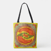 Hot Pepper yin yang Tote Bag (Achterkant)