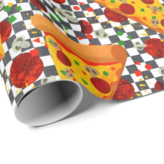 Hot Pepperoni Cadeaupapier (Rol Hoek)
