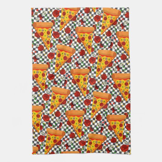 Hot Pepperoni Theedoek (Verticaal)