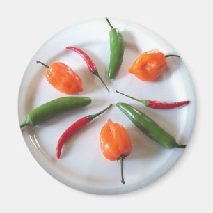 Hot Peppers 2 Magneet