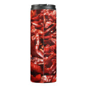 Hot Peppers, aangepaste naam tumbler Thermosbeker (Achterkant)