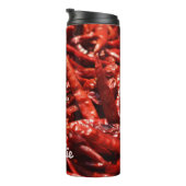 Hot Peppers, aangepaste naam tumbler Thermosbeker (Geroteerd rechts)