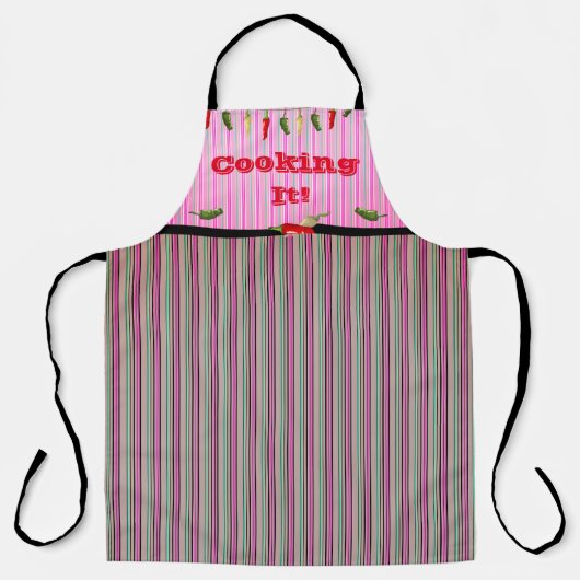 Hot Peppers Barbeque Time Schort (Voorkant)