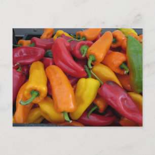 Hot Peppers Briefkaart