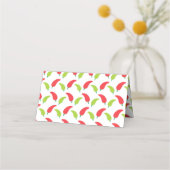 Hot Peppers Fiesta Birthday Plaatskaartje (Achterkant)