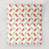 Hot Peppers Fiesta Birthday Plaatskaartje (Binnenkant ongevouwen)