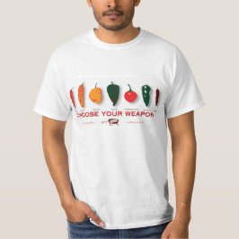 Hot Peppers - Kies uw wapen T-shirt
