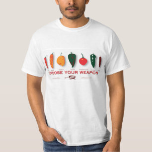 Hot Peppers - Kies uw wapen T-shirt