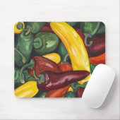 Hot Peppers Mousepad Muismat (Met muis)
