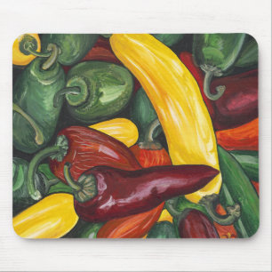 Hot Peppers Mousepad Muismat