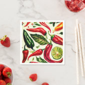Hot Peppers Paper Party servetten (Insitu)