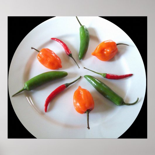 Hot Peppers Poster (Voorkant)