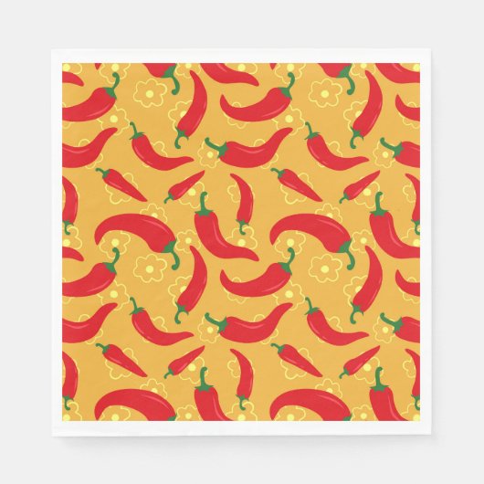 Hot Peppers Servet (Voorkant)