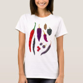 Hot Peppers Spice-dames T-shirt (Voorkant)