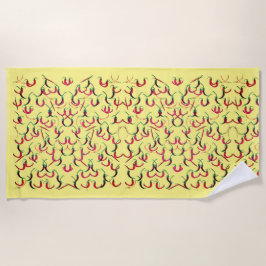 Hot Peppers Strandlaken