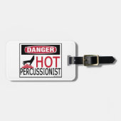 Hot Percussionist Bagagelabel (Voorkant horizontaal)