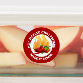 Hot Pickled Chili Peppers Labels (Aangebracht)