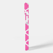 Hot Pink #2 Whockey Marokkaanse #5 Navy 3 Initiaal Case-Mate iPhone Case (Achterkant / Links)