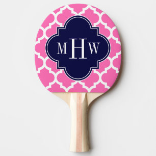 Hot Pink #2 Whockey Marokkaanse #5 Navy 3 Initiaal Tafeltennisbatje