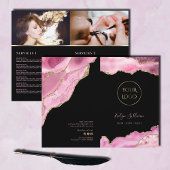 Hot Pink Agaat Service Menu Brochure