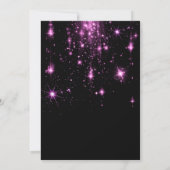 Hot Pink Alcohol Ink Galantine's Day Invitation (Achterkant)