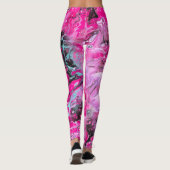 Hot Pink Alien Blood Vrouwen Leggings (Achterkant)