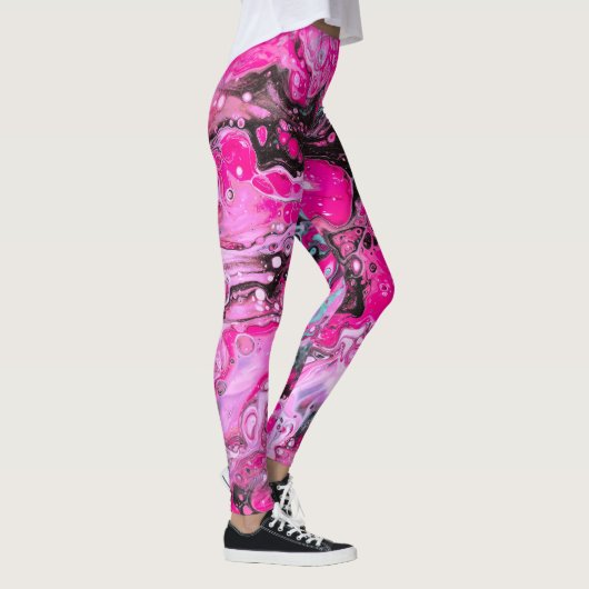 Hot Pink Alien Blood Vrouwen Leggings (Rechts)