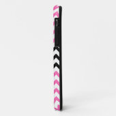 Hot Pink and Black Chevron by Shirley Taylor Case-Mate iPhone Case (Achterkant/links)