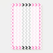Hot Pink and Black Chevron by Shirley Taylor Post-it® Notes (Voorkant)