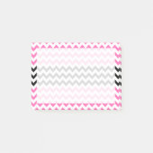 Hot Pink and Black Chevron by Shirley Taylor Post-it® Notes (Voorkant)