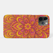 Hot Pink and Bright Orange Psychedelic Unisex  Case-Mate iPhone Case (Achterkant (horizontaal))