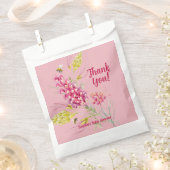 Hot Pink And Bumble Bee A Sweet Little Bee Bedankzakje (Geknipt)