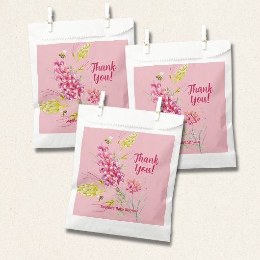 Hot Pink And Bumble Bee A Sweet Little Bee Bedankzakje