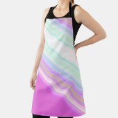 Hot Pink and White Strips Schort (Insitu)