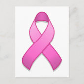 Hot Pink Awareness Briefkaart (Voorkant)