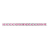 Hot Pink Awareness Ribbon Angel Wrapping Ribbon Satijnen Lint (Voorkant)