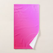 Hot pink bad handdoek (Handdoek)