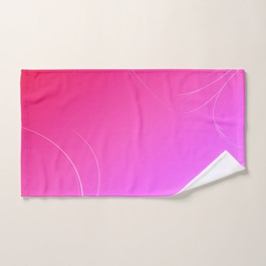 Hot pink bad handdoek (Handdoek)