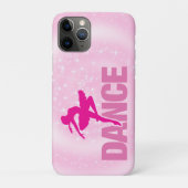 Hot Pink Ballerina Dance Sparkle Case-Mate iPhone Case (Achterkant)
