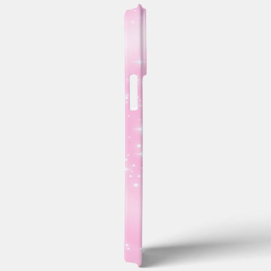 Hot Pink Ballerina Dance Sparkle gepersonaliseerd Case-Mate iPhone Case (Achterkant / Rechts)