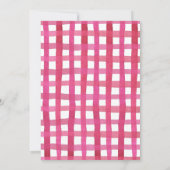 Hot Pink Barn Boerderij Farmyard Animals Baby show Kaart (Achterkant)