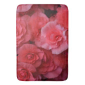 Hot Pink Begonia Floral Badmat (Voorkant Verticaal)