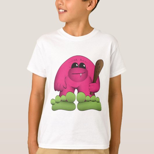 Hot Pink Bigfoot T-shirt (Voorkant)