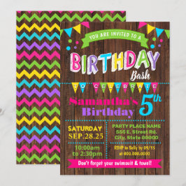 Hot Pink Birthday Bash Kaart