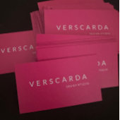 Hot Pink Bold Mode Design Studio Beauty Visitekaartje